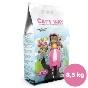 ARENA SANITARIA CATS WAY TALCO 8,5 ROSADO