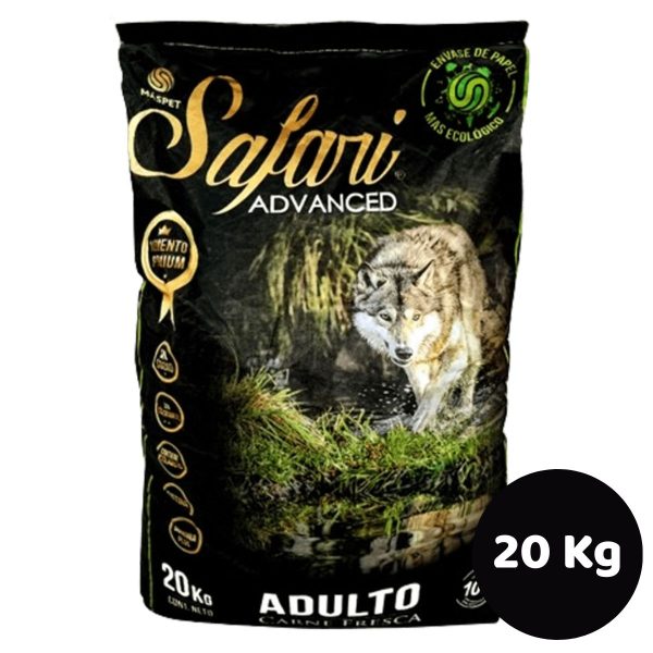 ALIMENTO SAFARI ADVANCED PERRO ADULTO 20KG