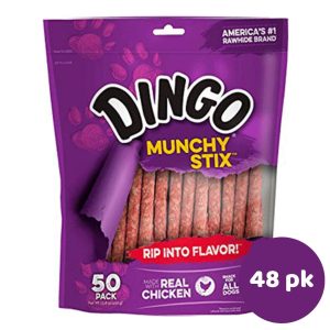 DINGO DENTAL MUNCHY STICK 48PK