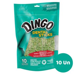 DINGO DENTAL STICKS 90 GR 10 UN