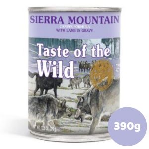 LATA TASTE OF THE WILD SIERRA MOUNTAIN CORDERO PERRO 390GR