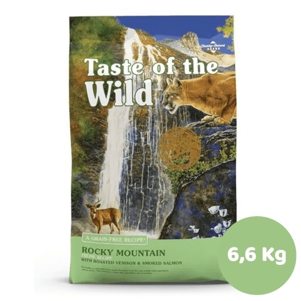 TASTE OF THE WILD ROCKY MOUNTAIN FELINE GATO ADULTO VENADO SALMON 6,6KG