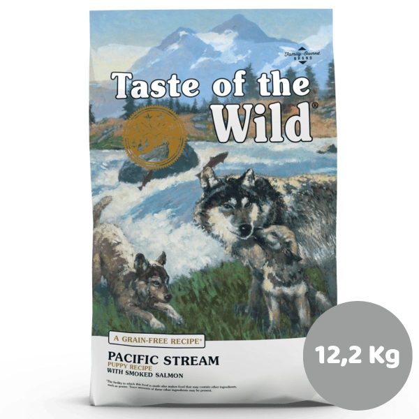 TASTE OF THE WILD PACIFIC STREAM PUPPY SALMON PERRO CACHORRO TODAS LAS RAZAS 12,2 GRANO PEQUEÑO