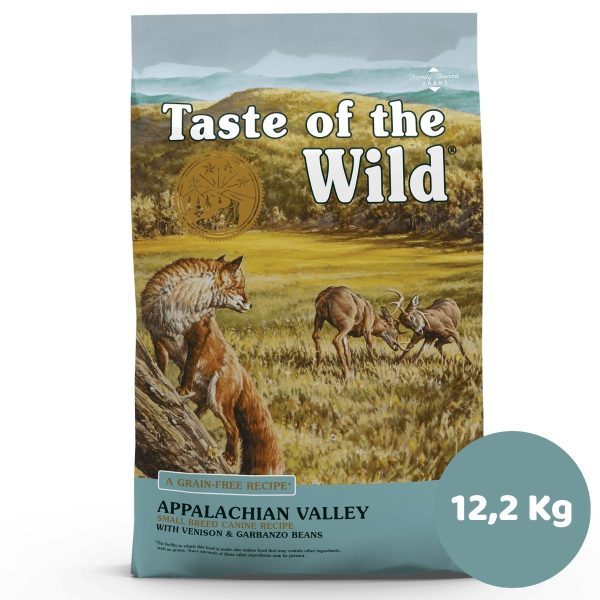 TASTE OF THE WILD APPALACHIAN VALLEY VENISON SMALL BREED VENADO GARBANZO PERRO RAZA PEQUEÑA ADULTO 12,2