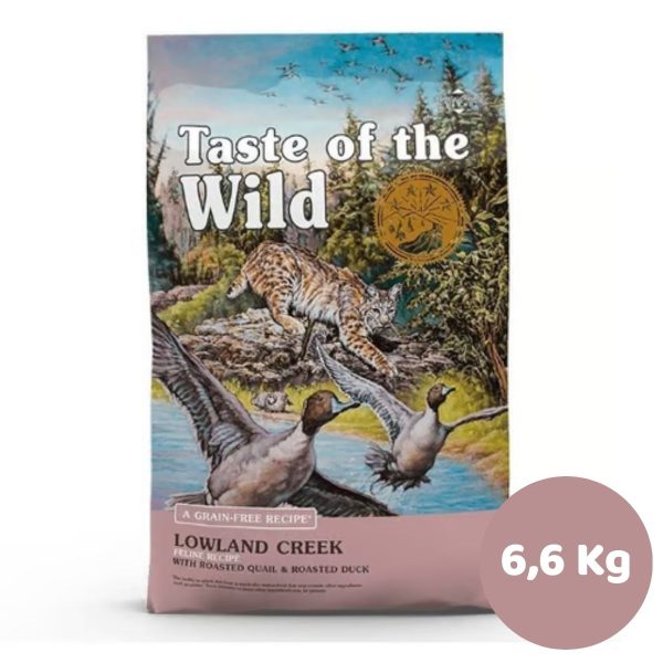 TASTE OF THE WILD LOWLAND CREEK FELINE (PATO) 6,6KG