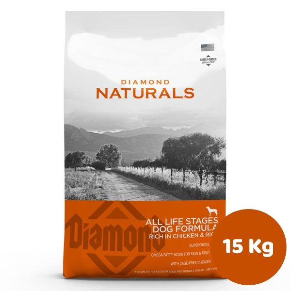 NATURALS ALL LIFE STAGES TODA EDAD RAZA MEDIANA 15KG