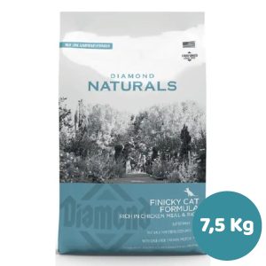 NATURALS FINICKY CAT, GATO ADULTO MAÑOSO (Esterilizad) SABOR POLLO ARROZ 7,5KG