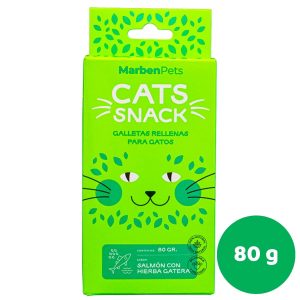 GALLETAS GATO HIEBA GATERA CON SALMON 80GR