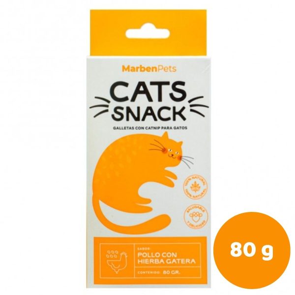 GALLETA GATO HIERBAGATERA CON POLLO 80GR