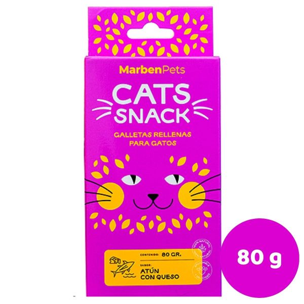GALLETAS GATO RELLENAS ATUN QUESO 80GR