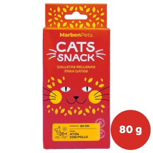 GALLETA GATO RELLENA ATUN CON POLLO 80GR