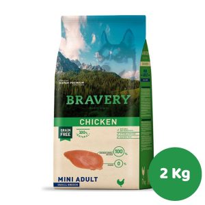 BRAVERY CHICKEN MINI ADULT SMALL BREEDS 2KG (ADULTO,POLLO)