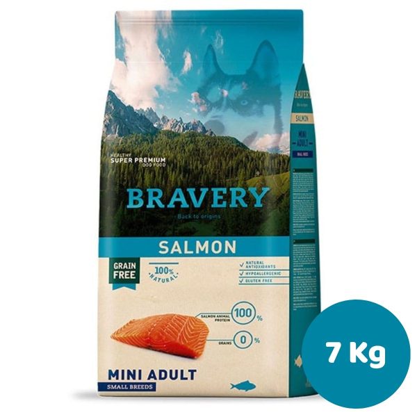 BRAVERY SALMON MINI ADULT SMALL BREEDS 7KG