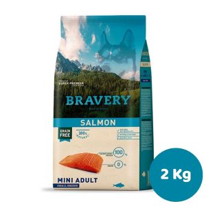 BRAVERY SALMON MINI ADULT SMALL BREEDS 2KG