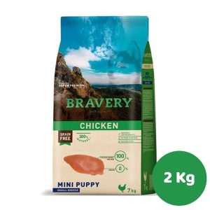 BRAVERY CHICKEN MINI PUPPY SMALL BREEDS 2KG (PEQUEÑO CACHORRO,POLLO)