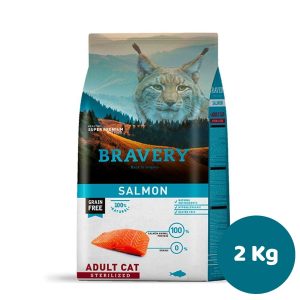 BRAVERY SALMON ADULT CAT STERILIZED 2KG