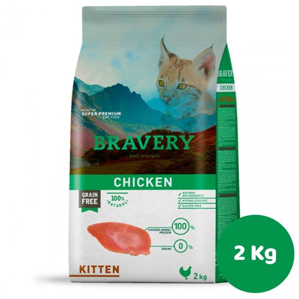 BRAVERY CHIKEN KITTEN 2KG GATITO