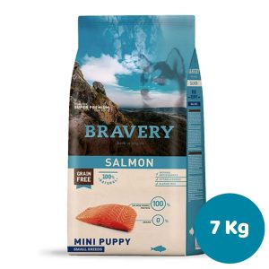 BRAVERY SALMON MINI PUPPY SMALL BREEDS 7 KG (MINI CACHORRO, SALMON)