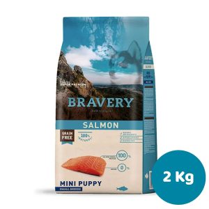 BRAVERY SALMON MINI PUPPY SMALL BREEDS 2KG