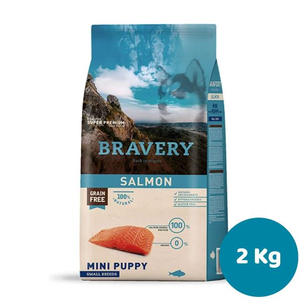 BRAVERY SALMON MINI PUPPY SMALL BREEDS 2KG
