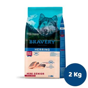 BRAVERY HERRING SENIOR SMALL BREEDS 2KG (PEQUEÑOS, ANCIANOS)