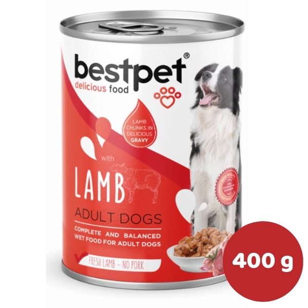 LATA BESTPET PERRO 400GR
