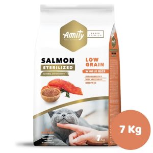AMITY SP LOW GRAIN SALMON ADULT CAT STERILIZED 7KG GATO