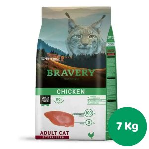 BRAVERY CHICKEN ADULT CAT STERILIZED 7KG
