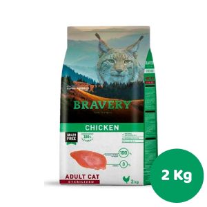 BRAVERY CHIKEN ADULT CAT STERILIZED 2KG